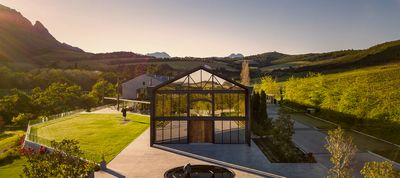 View of Quoin Rock Wine Farm